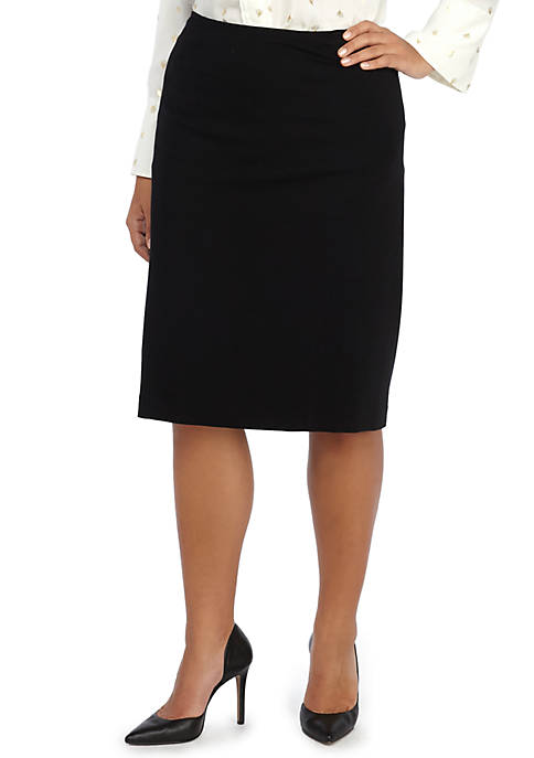 Plus Size Ponte Pencil Skirt | THE LIMITED